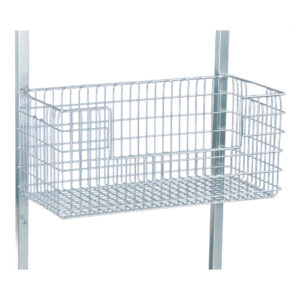 Wire Basket with access slot, Stainless Steel 575x280x265 (WxDxH)