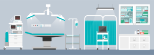 Agile Medical Flat Animated Graphic Banner - Hospital Ward