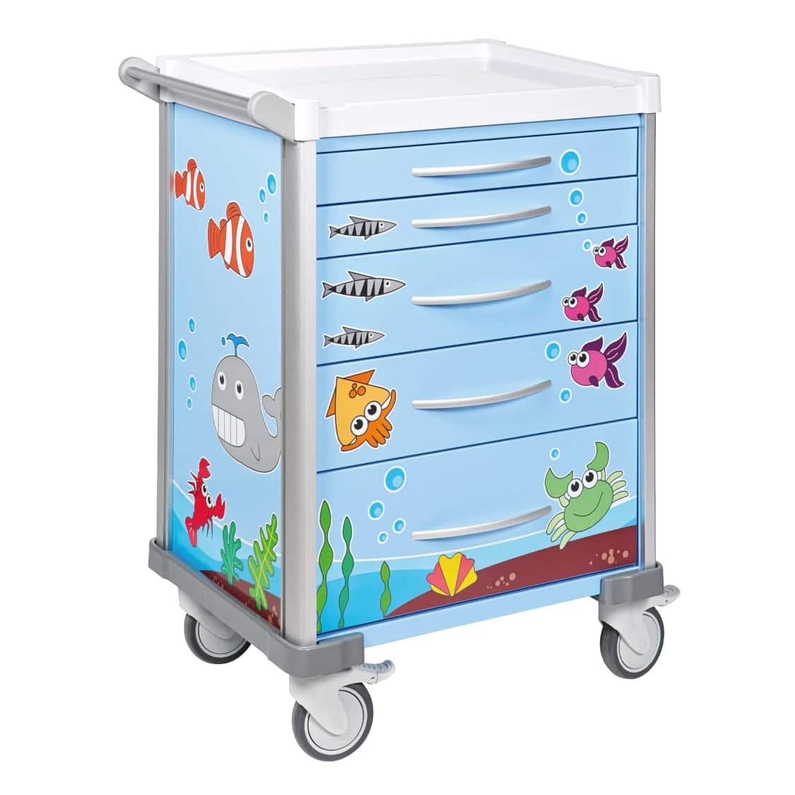 Paediatric Jump Trolley (Sea Theme)