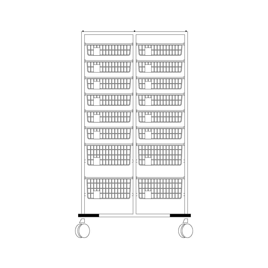 Two Section Transport Trolley - Type A