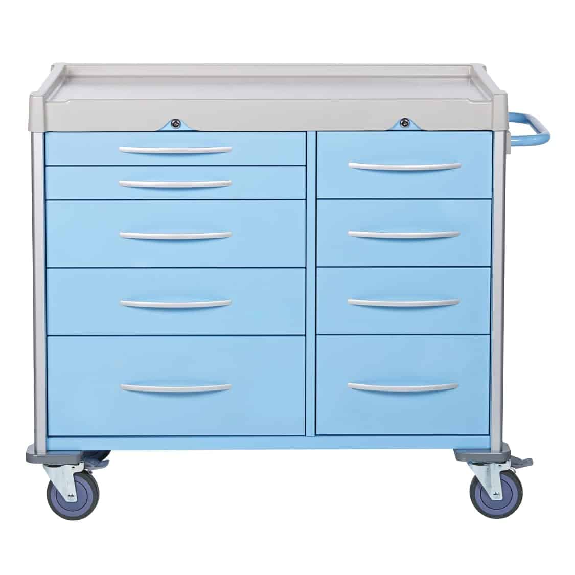 Double Anaesthetic Trolley