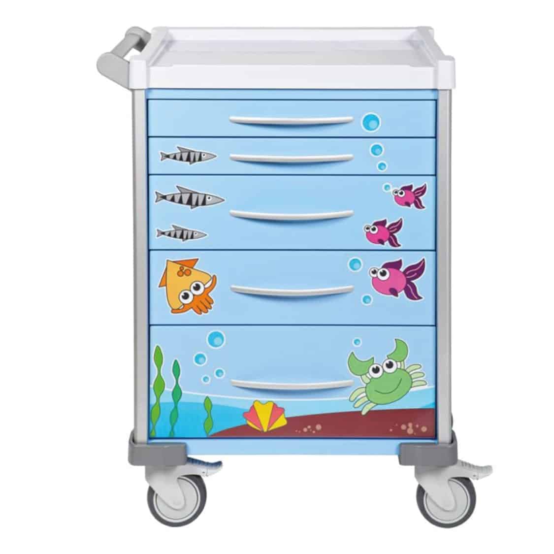 Paediatric Jump Trolley (Sea Theme)