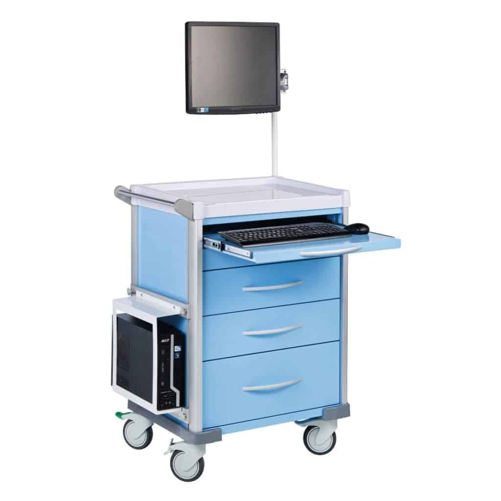 Agile Medical EPR Trolley / Cart used at NHS Queen Elizabeth Hospital