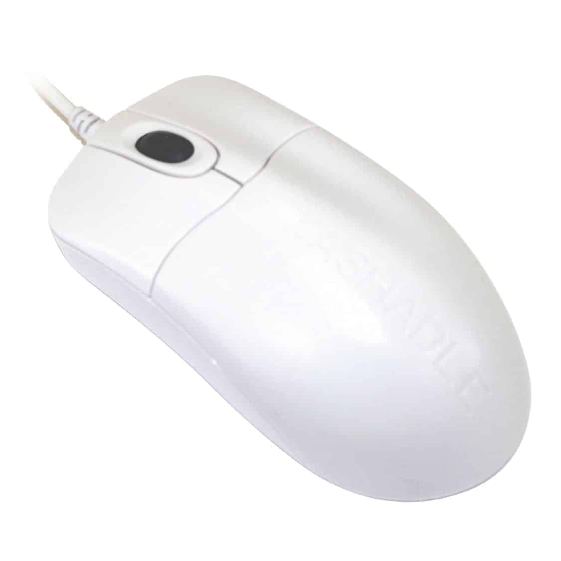 SILVER Storm White Scroll Mouse