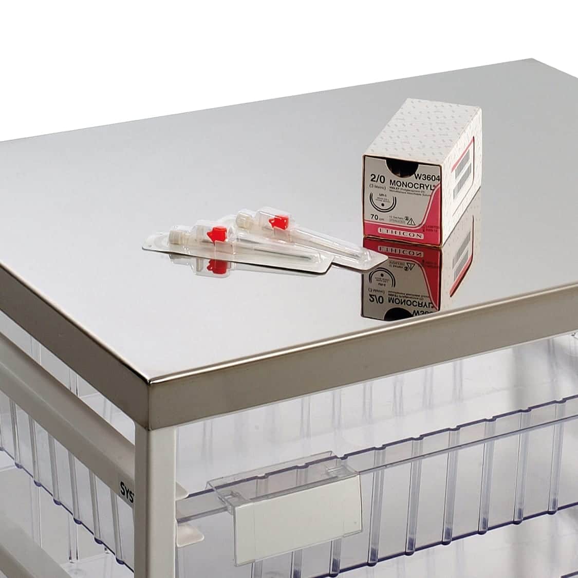 Stainless steel wrap-over top