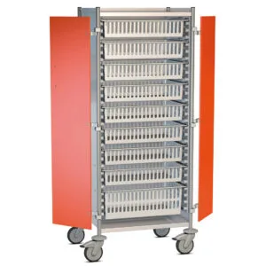 Mobile Theatre Trolley -Solid Doors