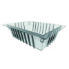 Polycarbonate Tray, Half Section, 100mm Deep