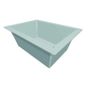 ABS Non-Dividable Tray, Half Section, 150mm Deep