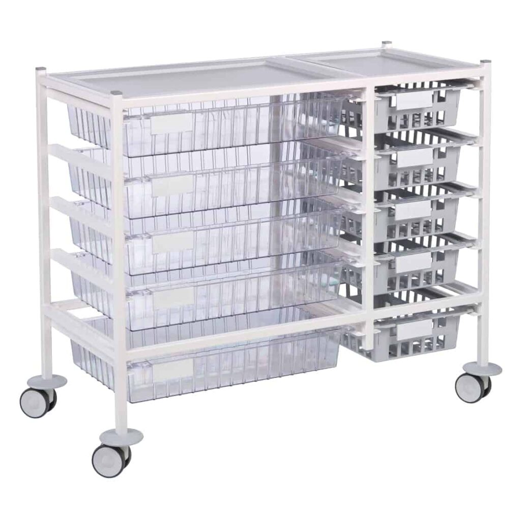 Double Procedure Trolley - Agile Medical