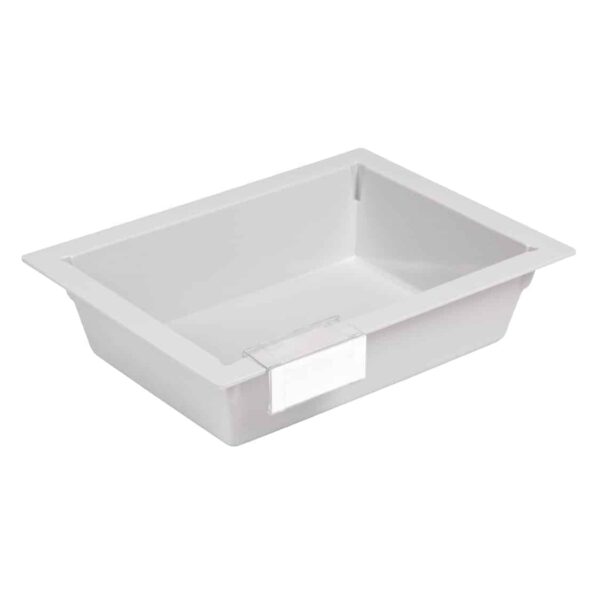 ABS Non-Dividable Tray - Half Section - 100mm Deep