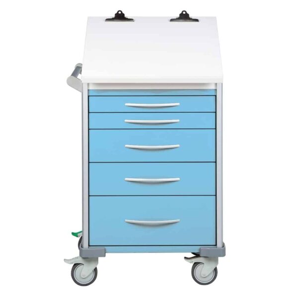 light blue LX Chart Top Trolley