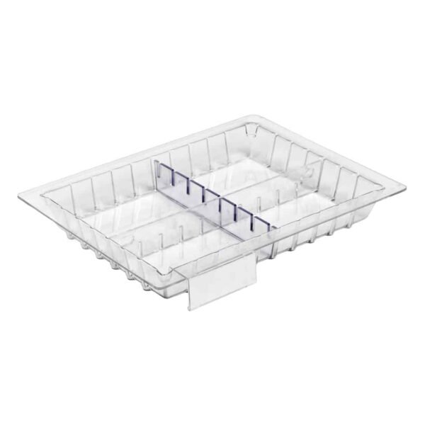Polycarbonate Tray - Half Section - 50mm Deep
