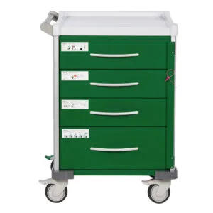Green LX Difficult Airway Trolley (1010mm High)
