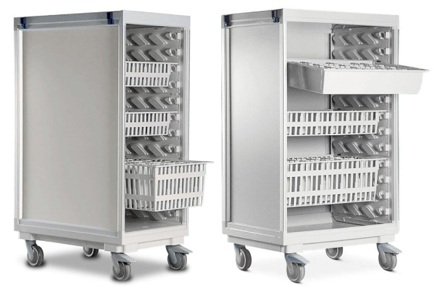 Both furniture dimensions of the ScanCell® trolley