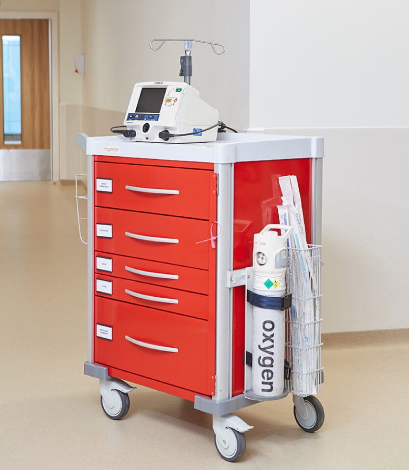 LX Resuscitation Trolley at Royal Papworth Hospital