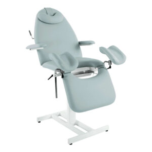 Static Gynaecology Chair in Dove vinyl colour