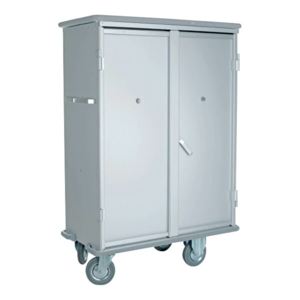 Aluminium Sterile Case Cart with closed doors