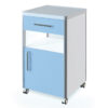 BR022 Light Blue Bedside Cabinet with ABS Top