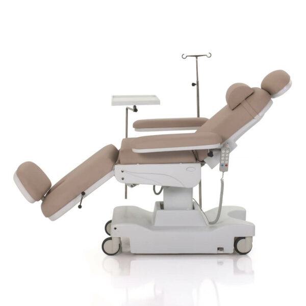 Agile Medical Dialysis Chair in Beige colour - reclined position