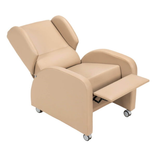 Agile Medical Recliner Chair in reclining position