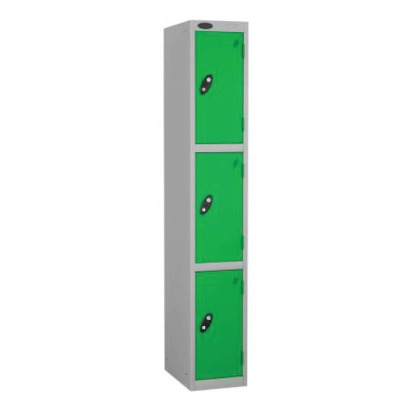 Everyday 3 Door Locker with green doors