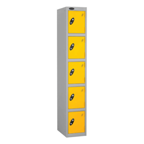 Everyday 5 Door Locker with yellow doors