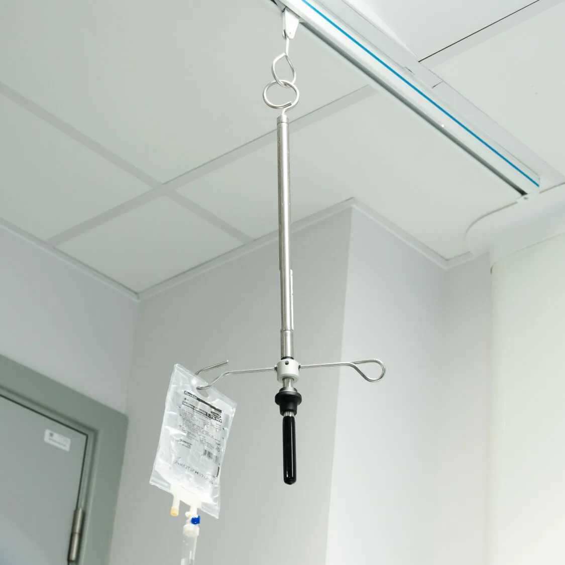 Adjustable Ceiling Mounted IV Stand