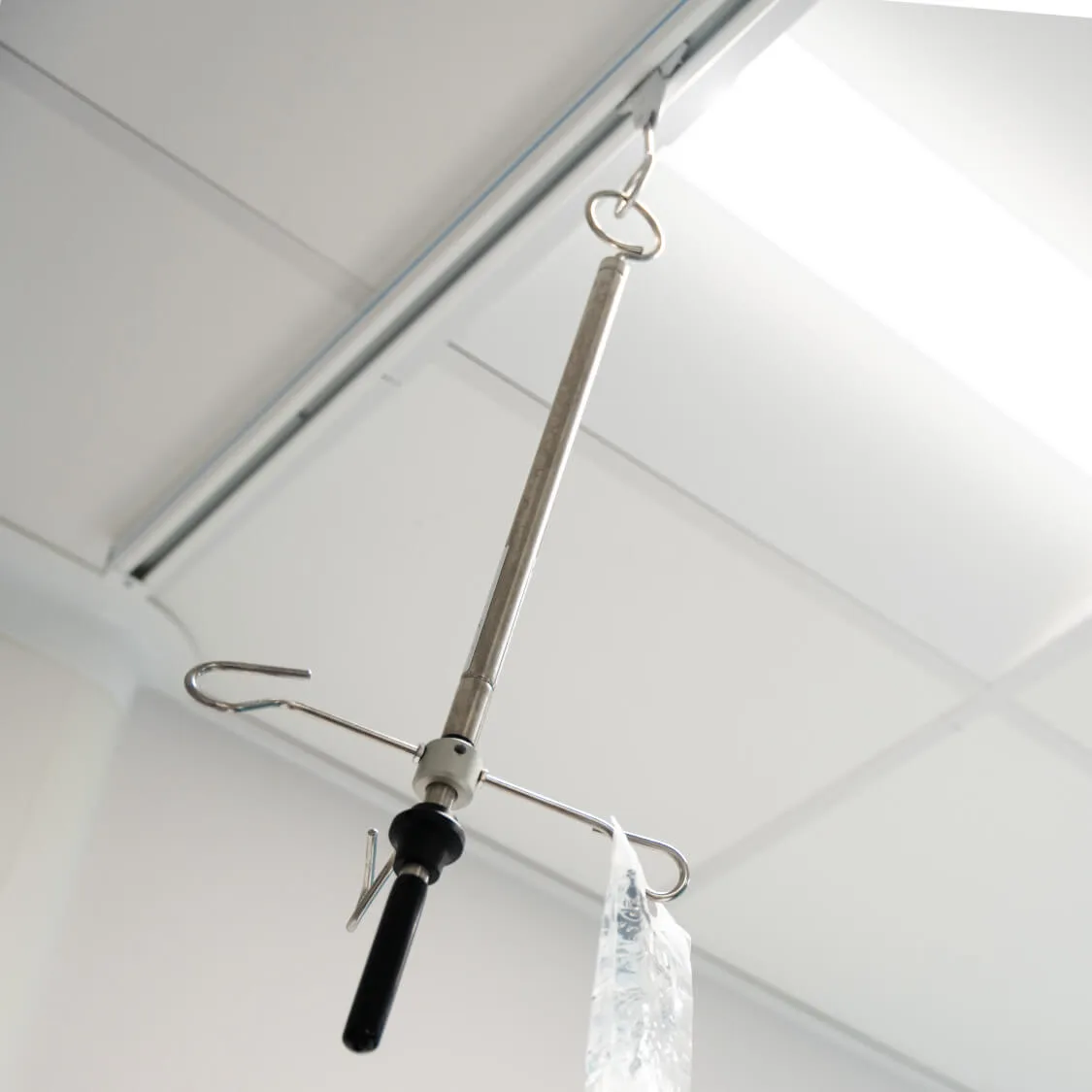 Adjustable Ceiling Mounted IV Stand